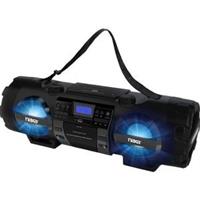 Naxa NPB-262 MP3/CD Bass Reflex Boombox & PA System with Bluetooth